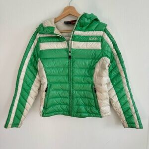 Spyder green puffer jacket